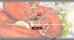 Desktop Screenshot of lobsterboxrestaurant.com